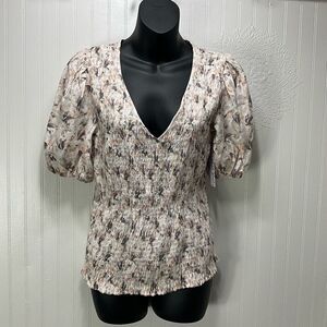 NINE WEST Short Sleeve Blouse